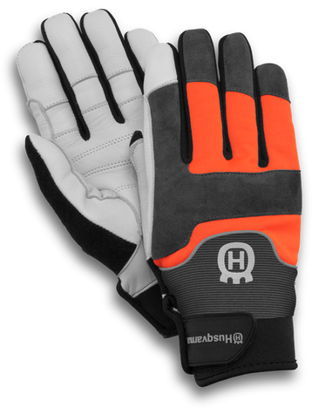Перчатки Husqvarna Technical c защитой от порезов бензопилой 09